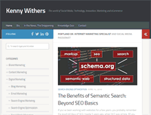 Tablet Screenshot of kennywithers.com